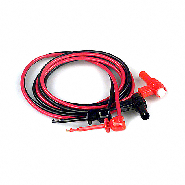 633W-48 R/B E-Z-Hook  Test Leads - Banana, Meter Interface